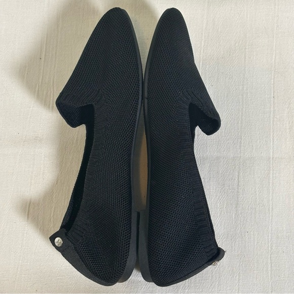 Danskin Dream Knit Ribbed Ballet Flats-Black-Women Size 7 - Picture 7 of 12